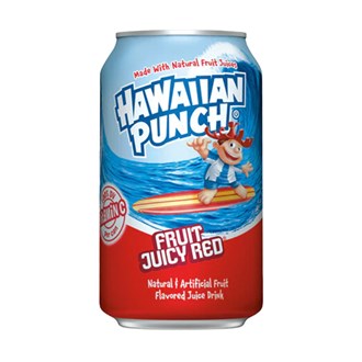 Hawaiian Punch Fruit Juicy Red 355ml (USA)